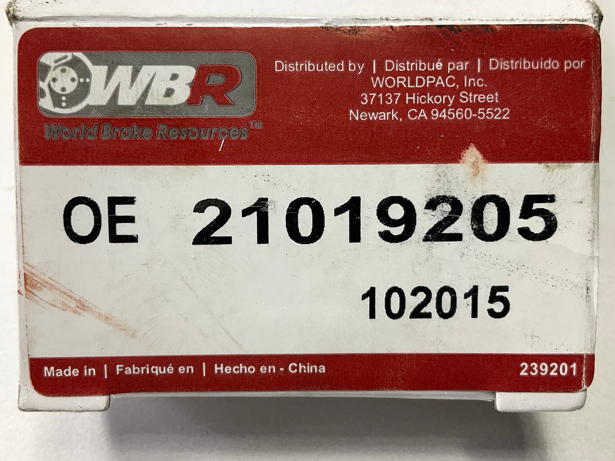 WBR 21019205 Rear Drum Brake Wheel Cylinder