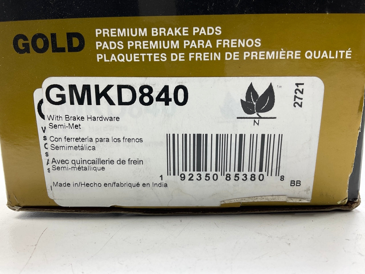 Wearever GMKD840 Front Semi-Metallic Disc Brake Pads