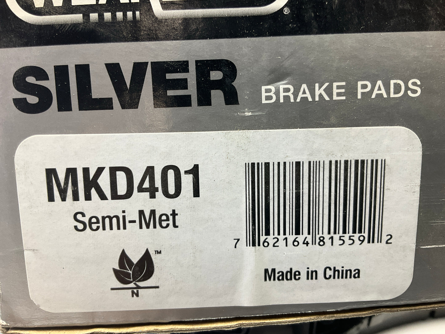 Wearever MKD401 Rear Semi-Metallic Disc Brake Pads