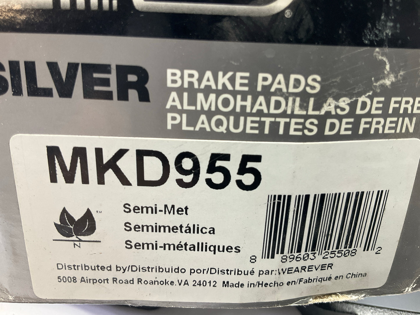 Wearever MKD955 Front Semi-Metallic Disc Brake Pads