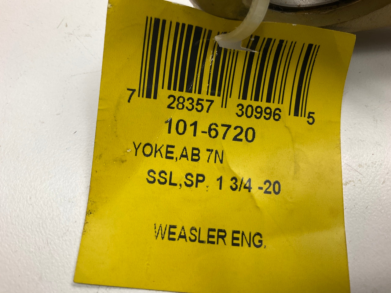 Weasler 101-6720 1-3/4'' 20 Spline Tractor Safety Slide Lock Yoke 7 Series