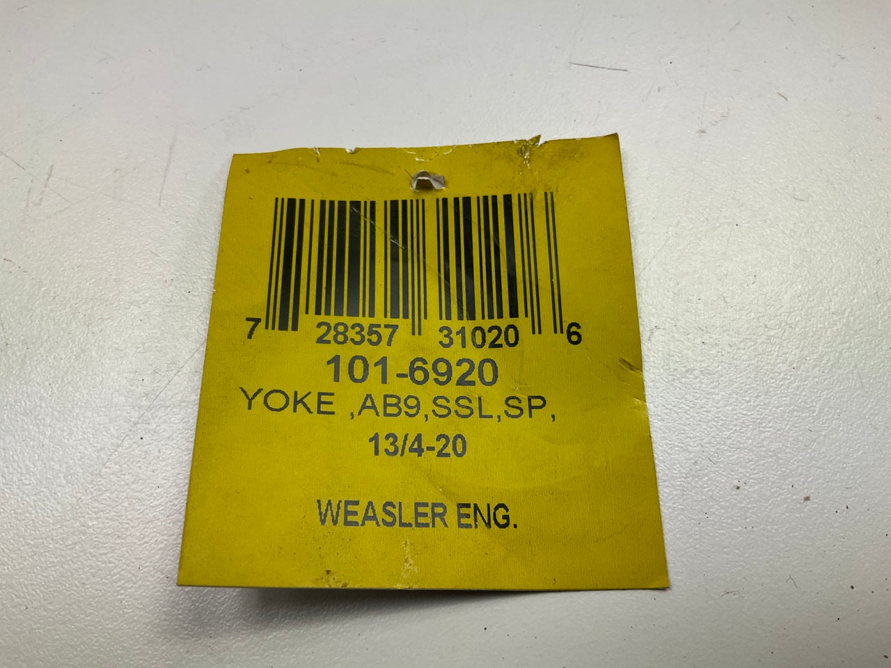 Weasler 101-6920 9 Series Tractor Safety Slide Lock Yoke, 1-3/4'' X 20 Spline