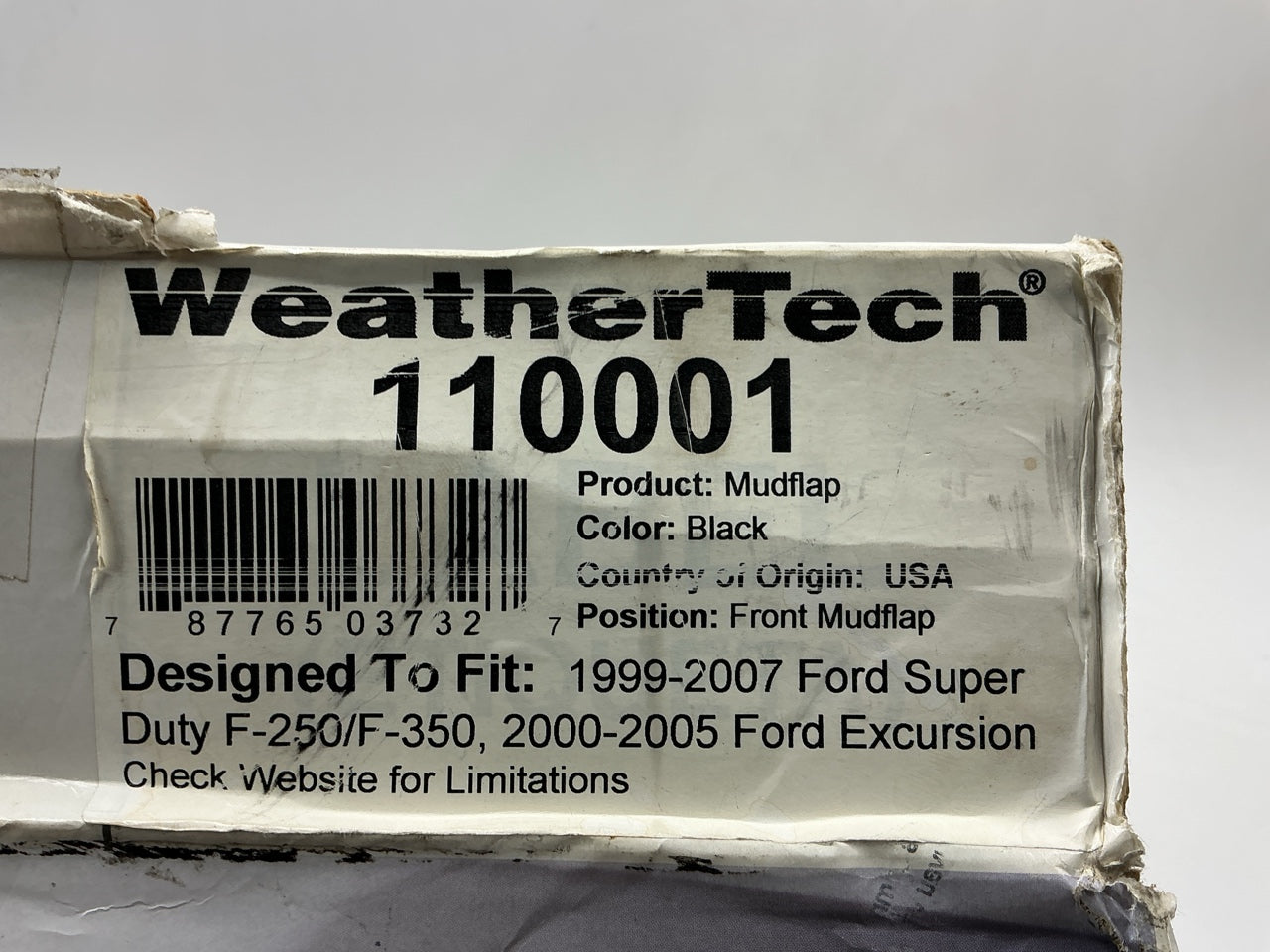 DIRECT FIT 110001 Front Splash Guards / Mud Flaps - NO DRILL INSTALL