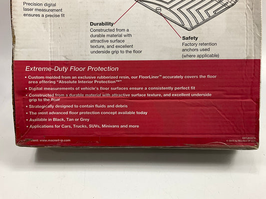 DIRECT FIT - 440667 Rear Rubber 2nd Row Center Aisle Floor Liner Protector Mat