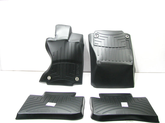 DIRECT FIT - 44575-1-2 Liner Rubber Mats Black For 2014-21 Lexus IS350 AWD