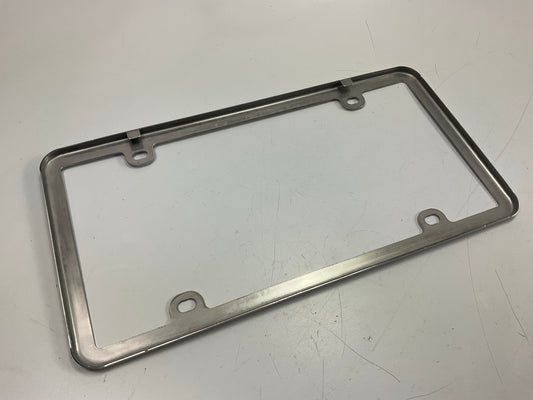 TechWeather 8ALPSS1 Stainless Steel License Plate Frame - Mirror Polished