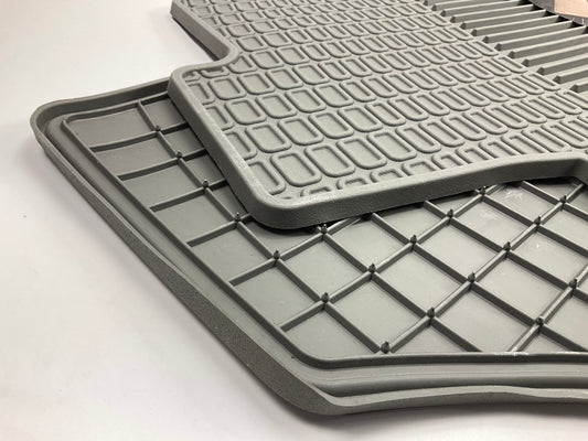 DIRECT FIT - W96GR Rubber Floor Mats All-Weather, GRAY - 2009-13 Toyota Corolla