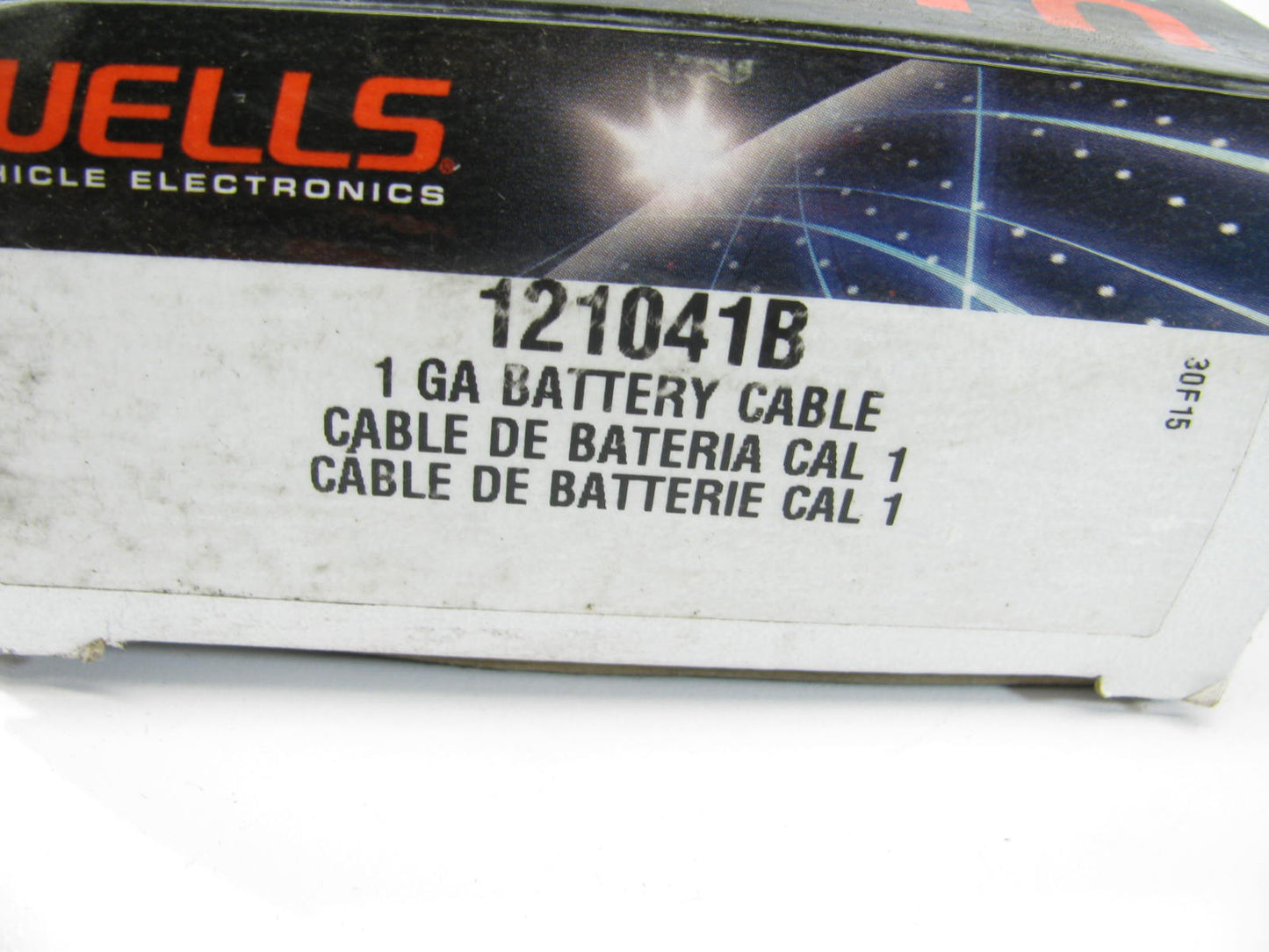 Wells 121041B Top Post Battery Cable - 1 Gauge, 44'' Long, Black