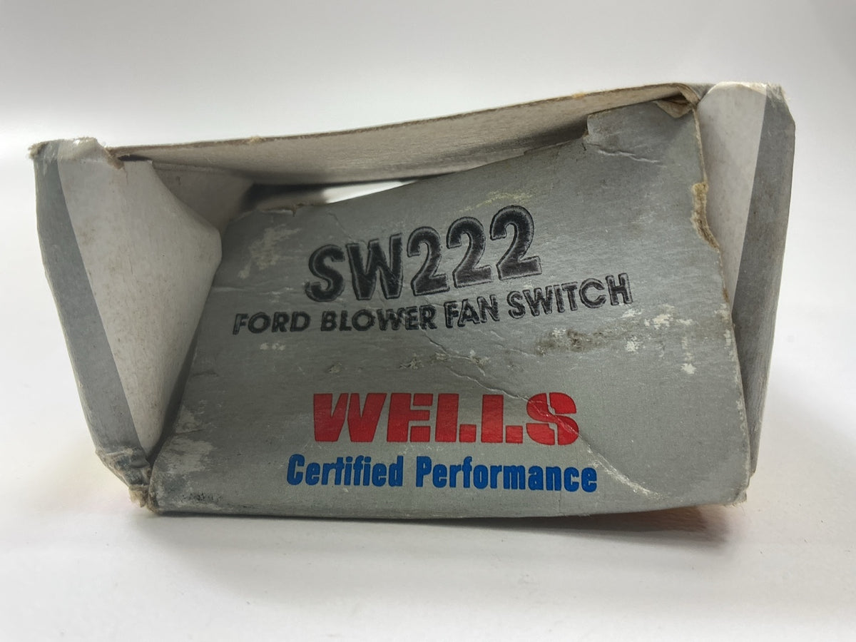 Wells SW222 HVAC Blower Control Switch