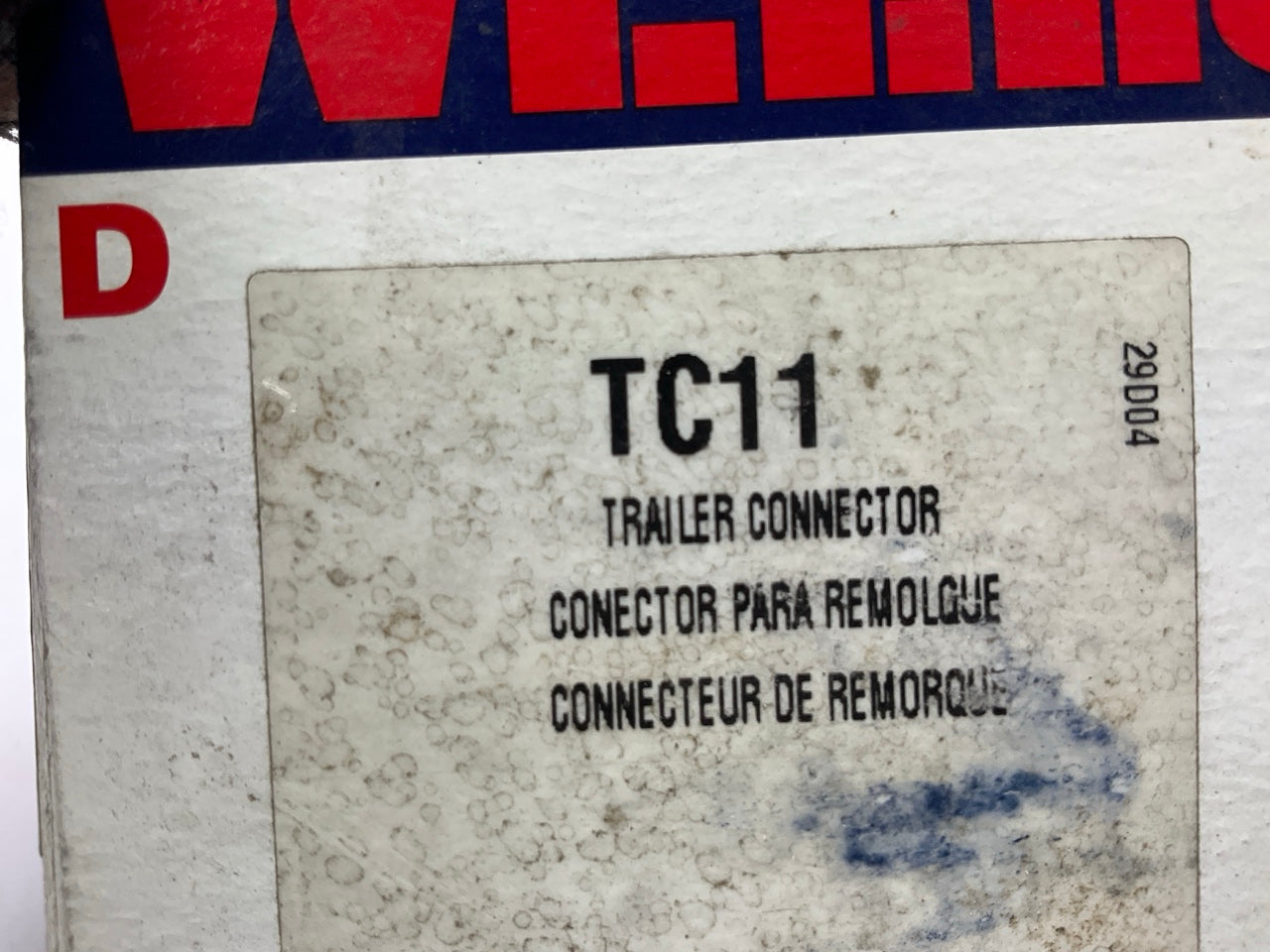 Wells TC11 Chrome Trailer Connector, 1-4 Pole, Male & Female