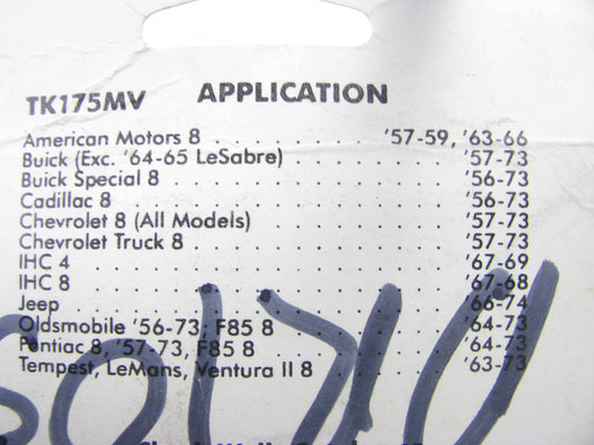 Wells TK175MV Ignition Tune-Up Kit