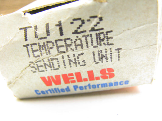 Wells TU122 Engine Coolant Temperature Sensor Sender Switch