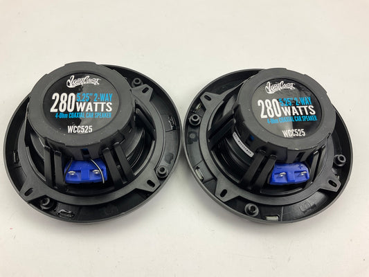 Westcoast WCC525 5-1/4'' 2-Way 100W Car Speakers, PAIR