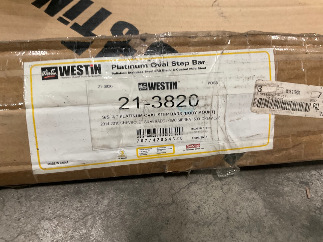 MISSING HARDWARE Westin 21-3820 Polished Stainless Steel 4'' Oval Nerf Step Bars
