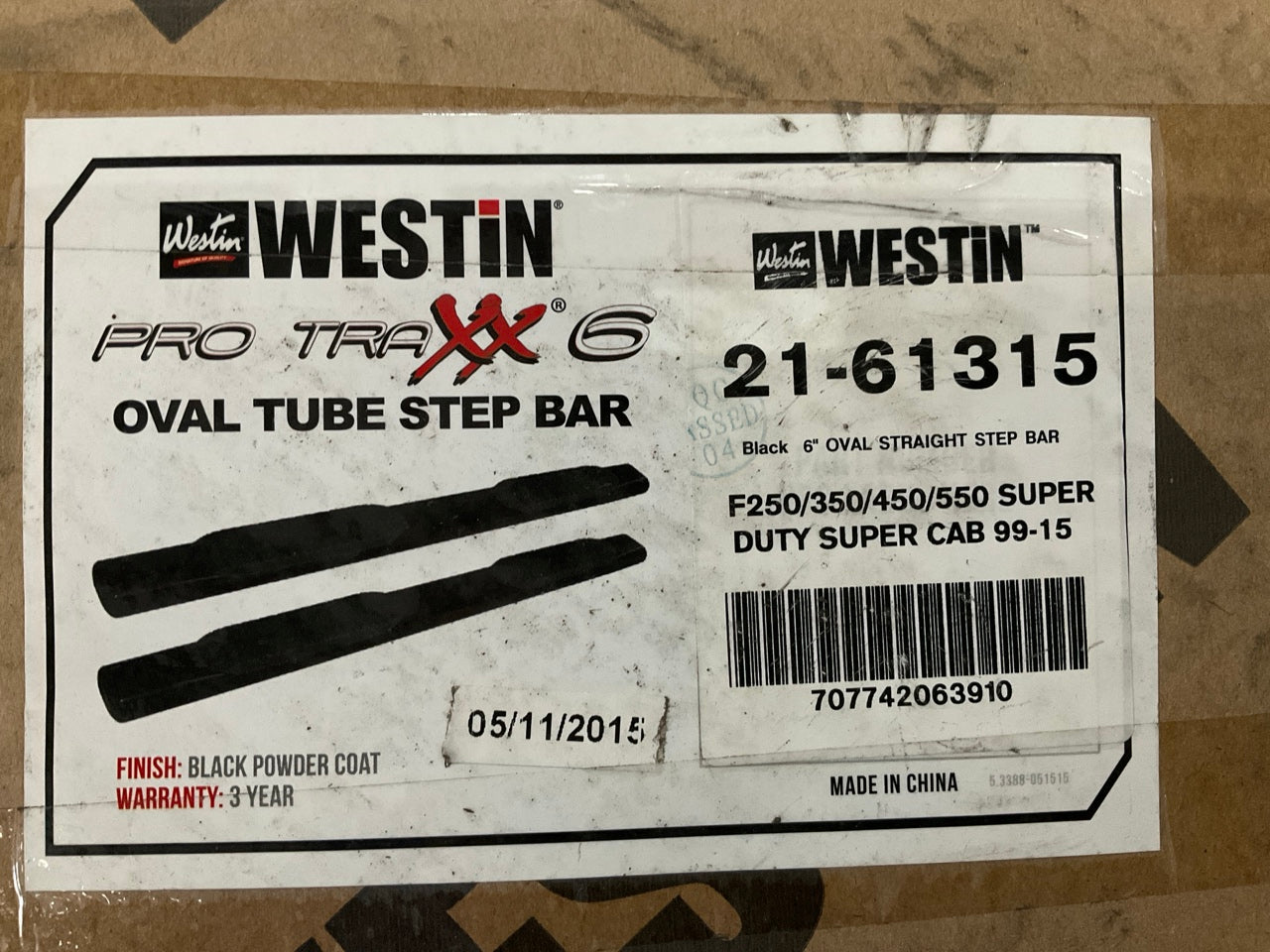 Westin 21-61315 PRO TRAXX 6 Oval Nerf Step Bars 99-16 Ford F-250 F-350 EXT. Cab
