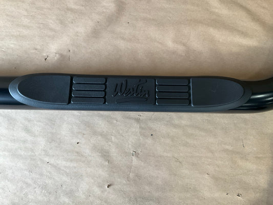 Westin 25-1255 Signature 3'' Round Cab Length Dual Step Nerf Bars, Black