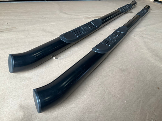 Westin 25-2775 Signature Series Black 3'' Round Step Bar 05-21 Tacoma Double Cab