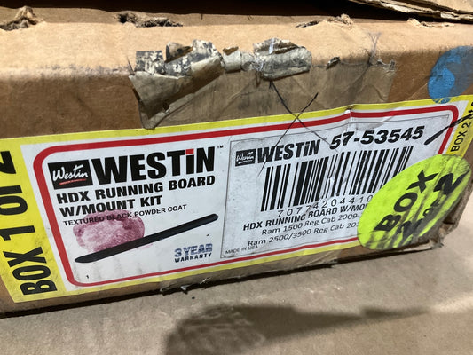 Westin 57-53545 HDX Running Board W/ Mount Kit For 2009-18 Ram Regular Cab