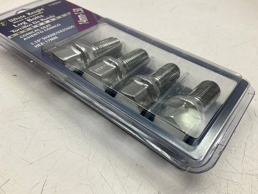 White Knight 118204 Wheel Lug Bolts - 14mm-1.50, Conical Seat 1.10'' Shank 4/Pack