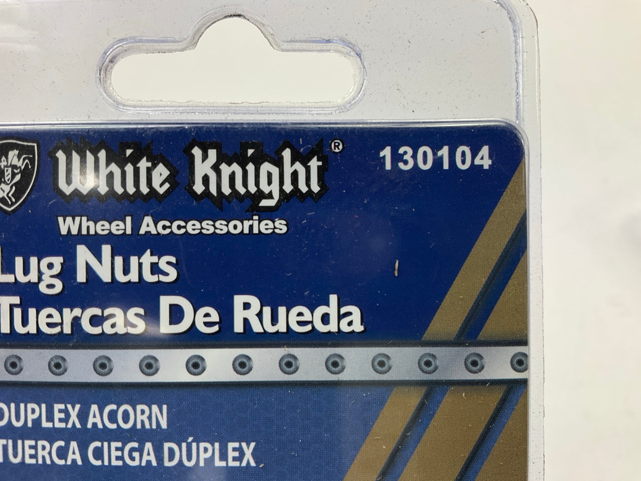(20) White Knight 130104 Wheel Lug Nuts Duplex Acorn 9/16'' R.H., Hex: 7/8''