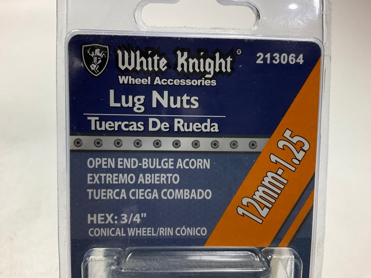 (20) White Knight 213064 Wheel Lug Nuts 12mm-1.25 Open End Acorn 3/4'' Hex