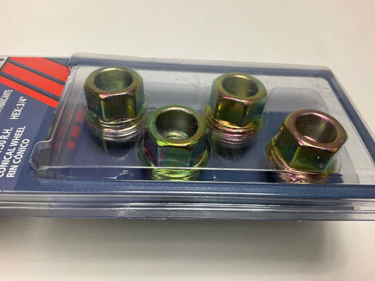 (20) White Knight 220074 Wheel Lug Nuts - 12mm X 1.50 THREAD SIZE, 3/4'' HEX