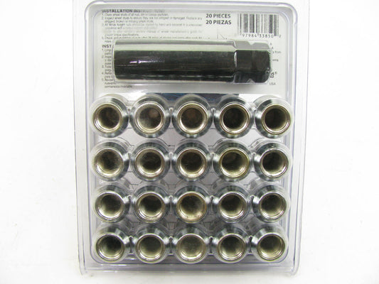 (20) White Knight 733850 Wheel Lug Nuts Lock Kit Duplex Spline Acorn 14mm-2.00 Type 2