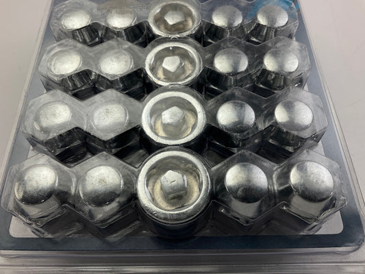 White Knight 771004 20-Piece Wheel Lug Nuts & Lock Set Kit, 1/2'' Thread, 13/16''