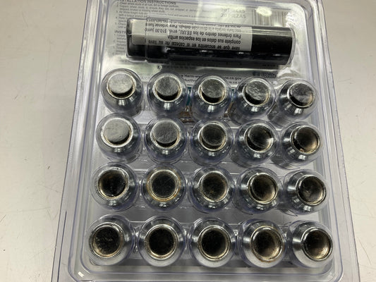 White Knight 773806 Spline Wheel Lug Nut Lock Kit - Acorn 12mm-1.25, 3/4'' 20pcs
