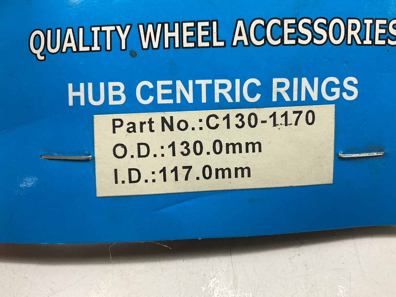 (4) White Knight C130-1170 Hub Centric Rings For Wheels 130.0mm OD 117.0mm ID