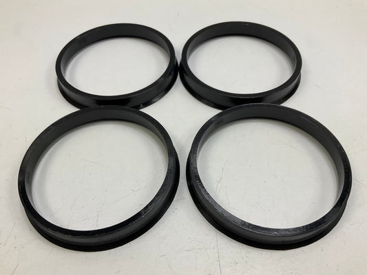 (4) White Knight C72-6606 Hub Centric Rings For Wheels 72.62mm OD, 66.06mm ID
