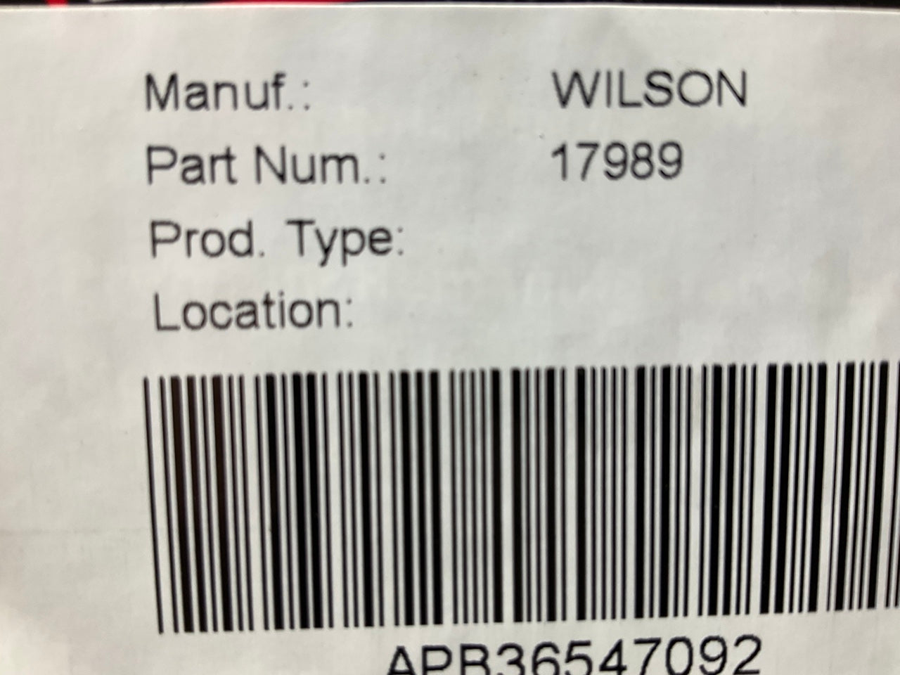 REMAN Wilson 17989 Starter