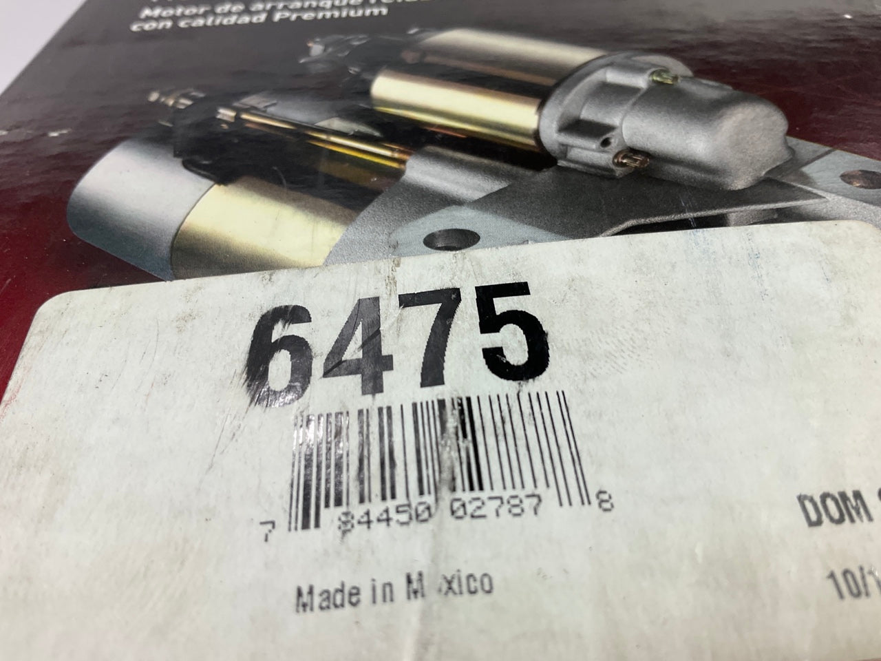 REMAN. USA Industries 6475 Starter