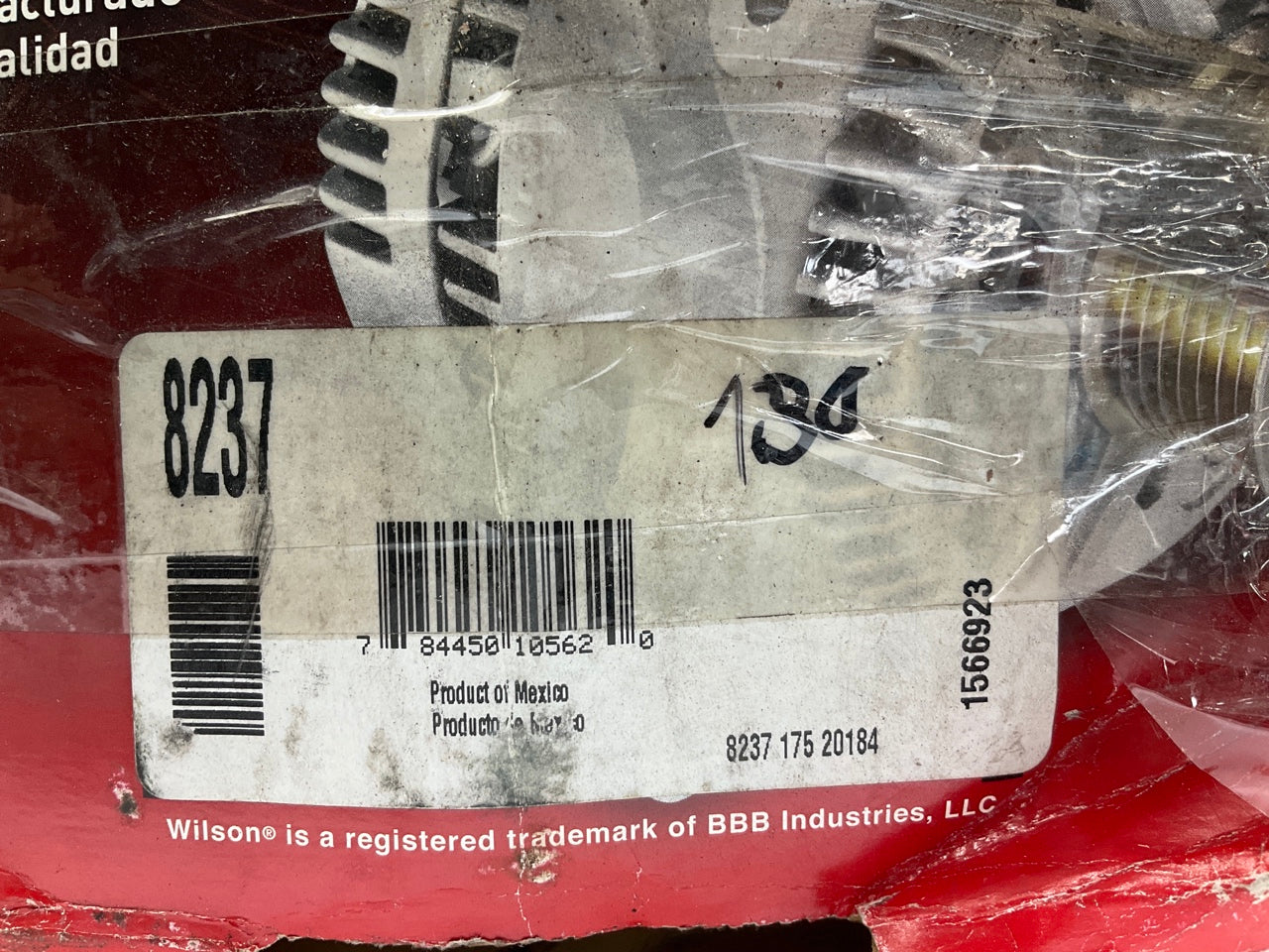 REMAN. Wilson 8237 130 Amp Alternator
