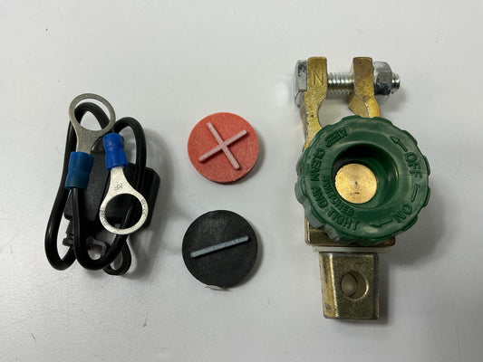 OPEN BOX Wirthco 20309 Compact Battery Disconnect Knob Switch W/ Bypass Top Post