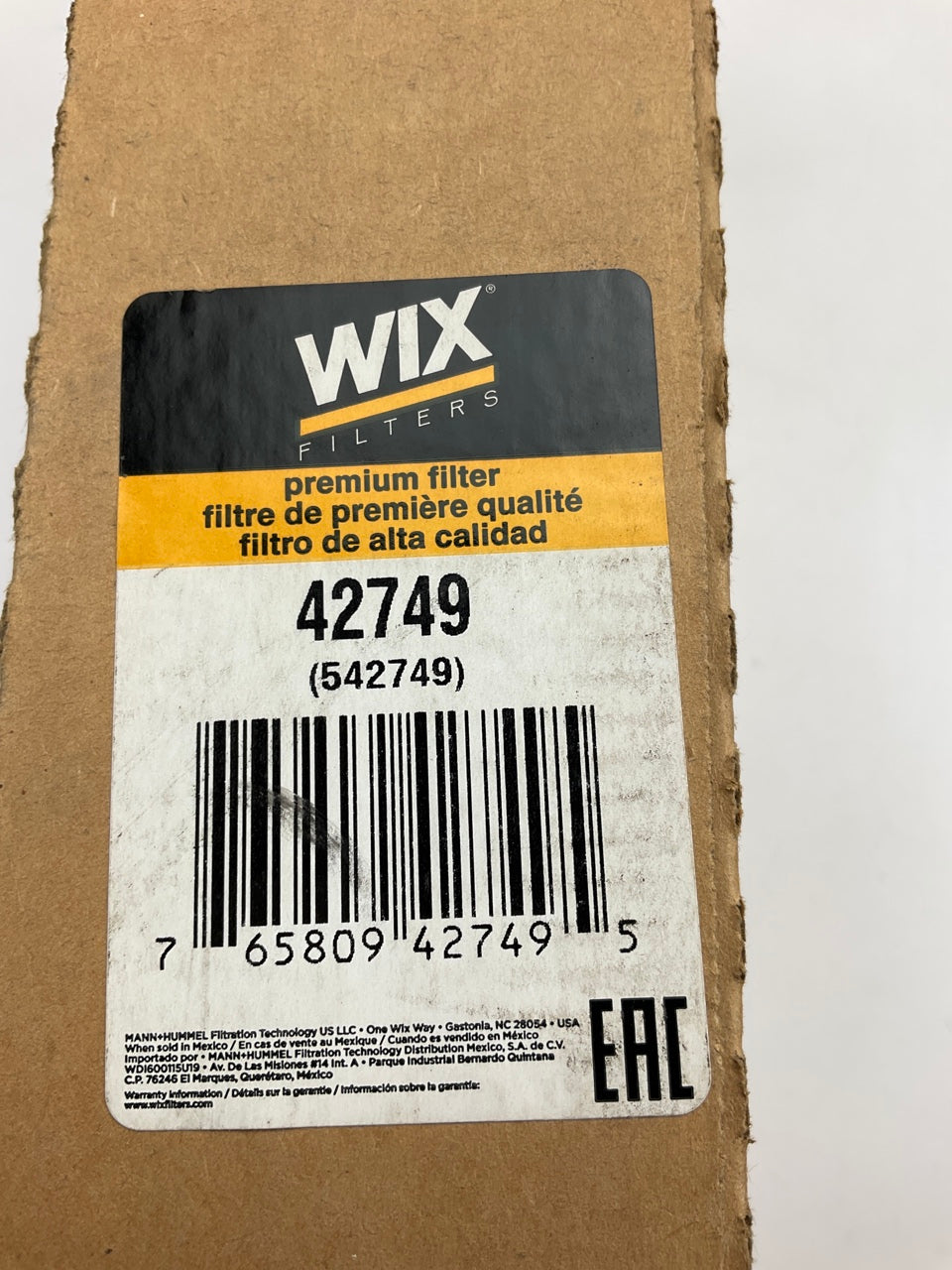 WIX 42749 Engine Air Filter For 1999-2006 Volvo S80 2.5L 2.8L 2.9L