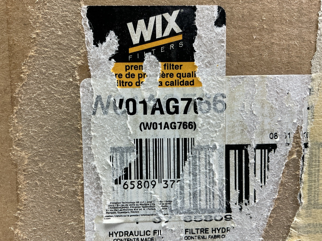 Wix W01AG766 Hydraulic Oil Filter Replaces # 0270R020BN4HC