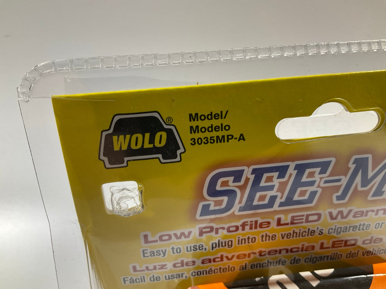 Wolo 3035MP-A See-Me GEN 3 LED Amber Warning Light 12V Plug-in