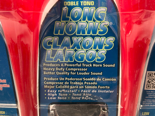 Wolo 417 Long Horns Powerful Big Rig Truck Sound 12 Volt, Low & High Horn Kit