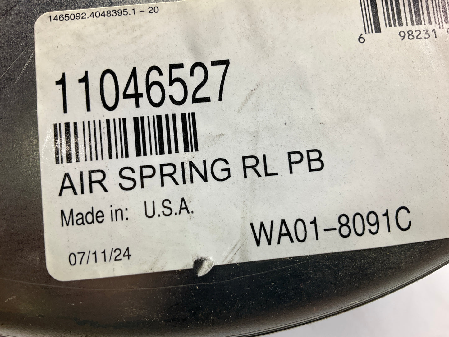 World American WA01-8091C Air Spring Bag - Replaces 1R14-171, W01-358-8091