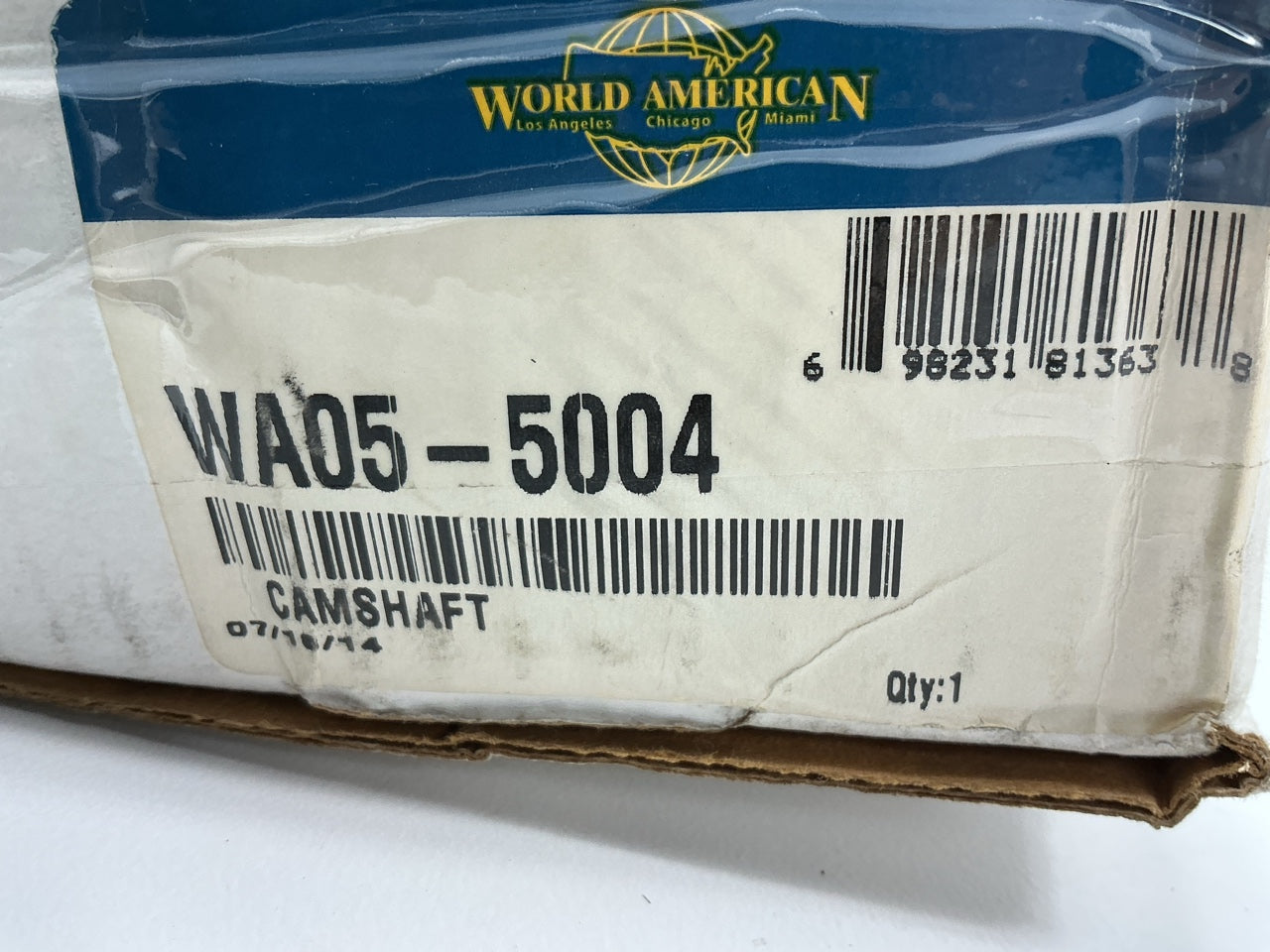 World American WA05-5004 Right Air Brake Camshaft For Q Plus, 24-1/16'' Long