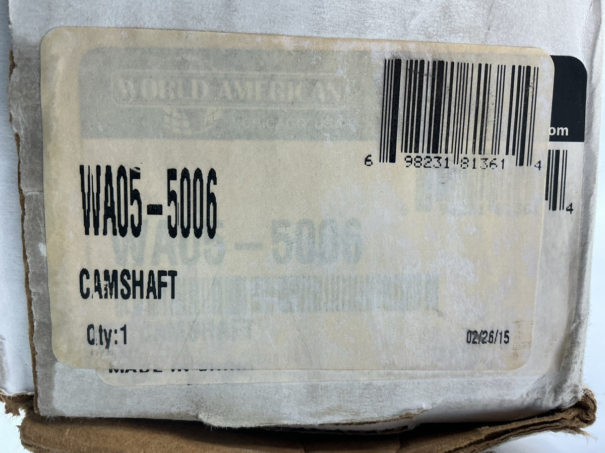 WA WA05-5006 Right Air Brake Camshaft 23-7/16'' L, 1-1/2'' X 10 Spline 16.5''