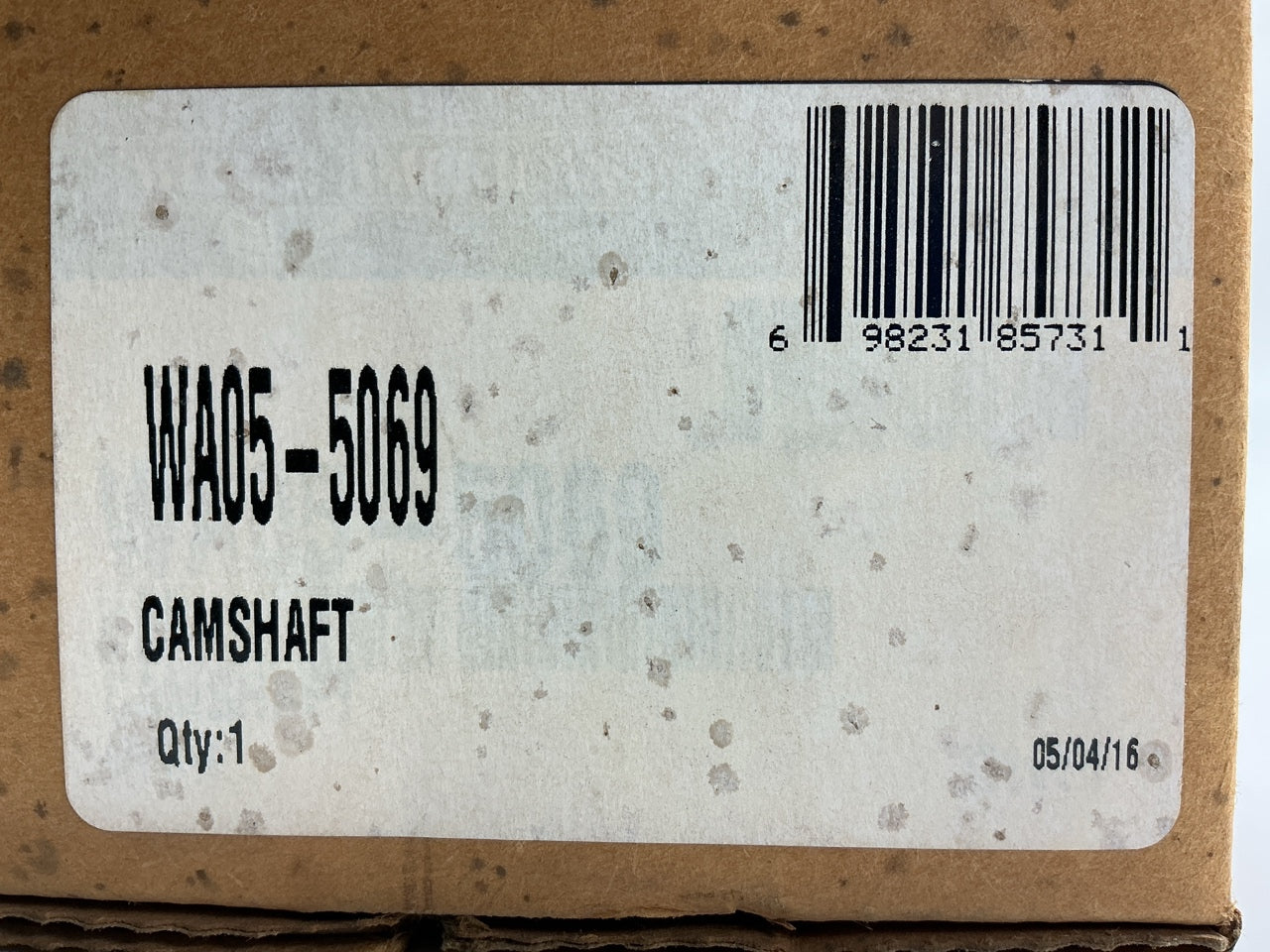 WA05-5069 Air Brake Camshaft - Left, 20-3/8'' Length, 1-1/2'', 28 Spline, 16.5'' Q+