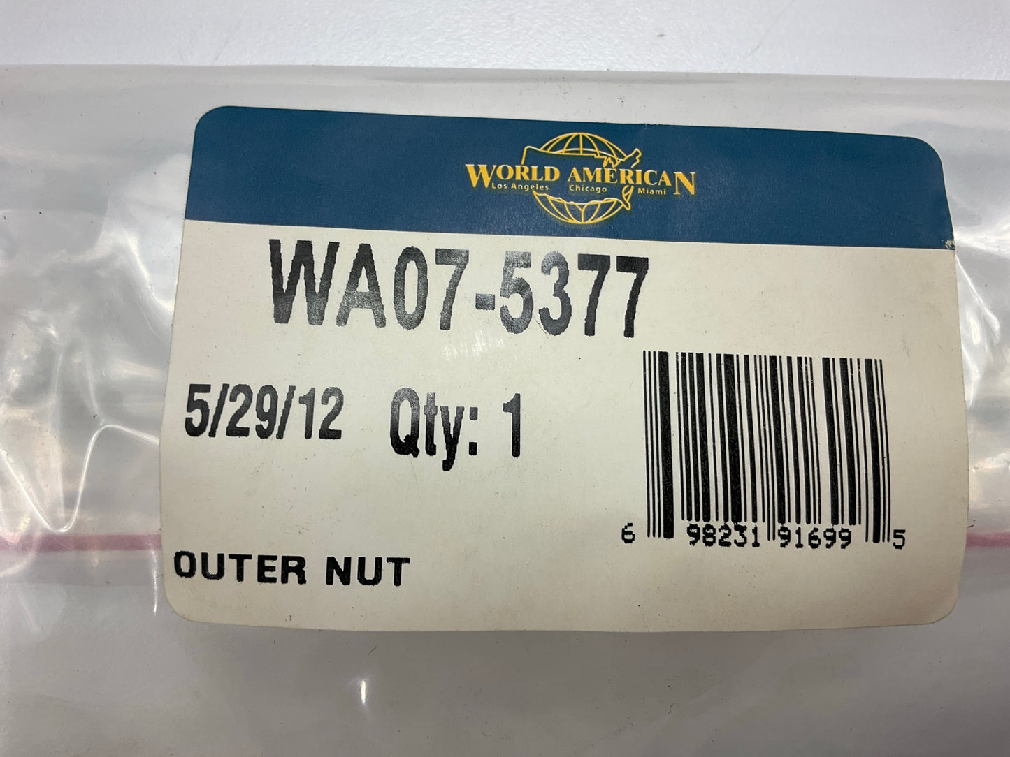 W.A. WA07-5377 Outer Axle Nut For Eaton Drive Axle - 3''-12 Thread, 3-13/16'' Dia.