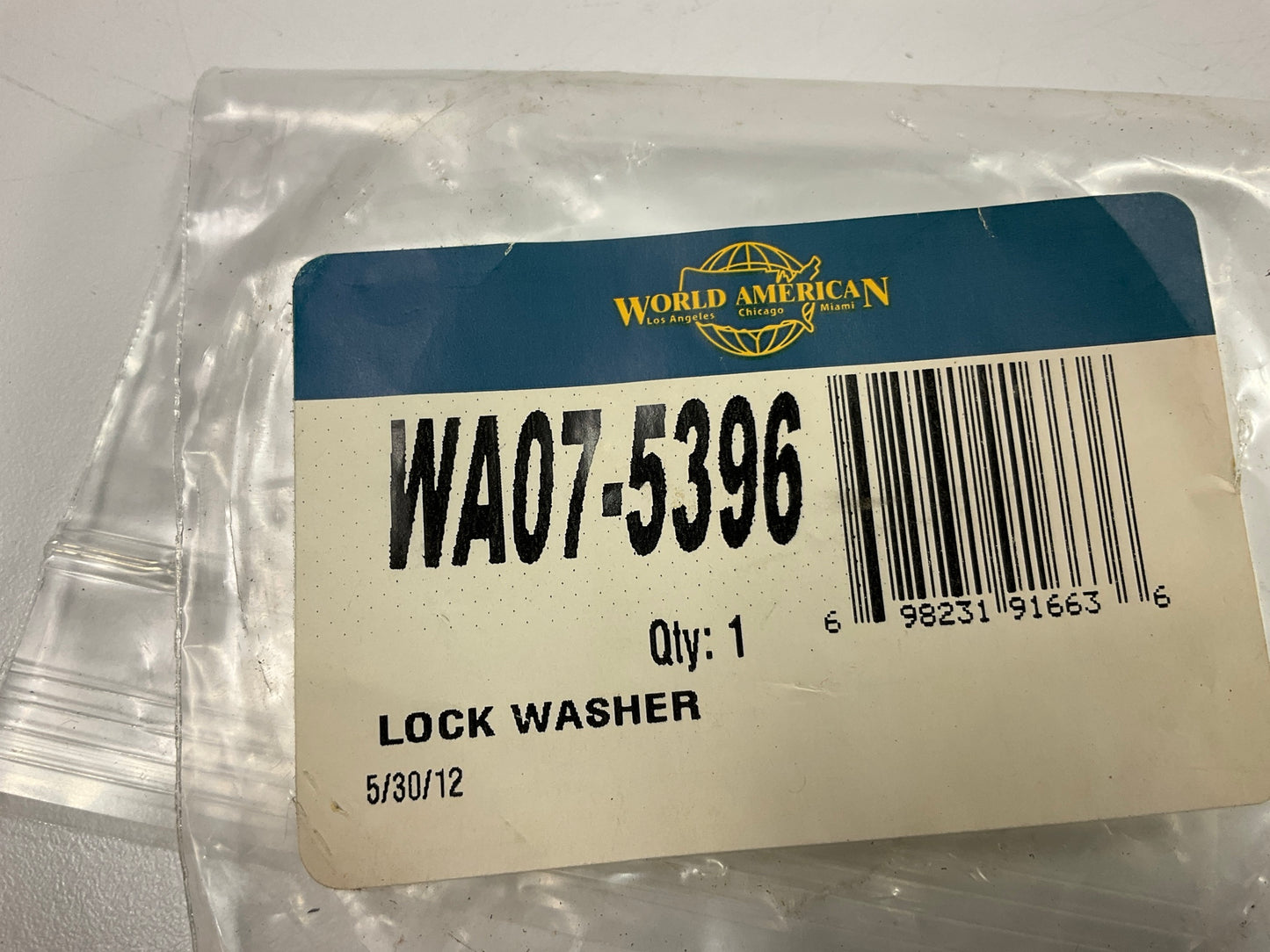 World American WA07-5396 Spindle Nut Axle Lock Washer 2-5/8'' I.D., 3-3/4'' O.D