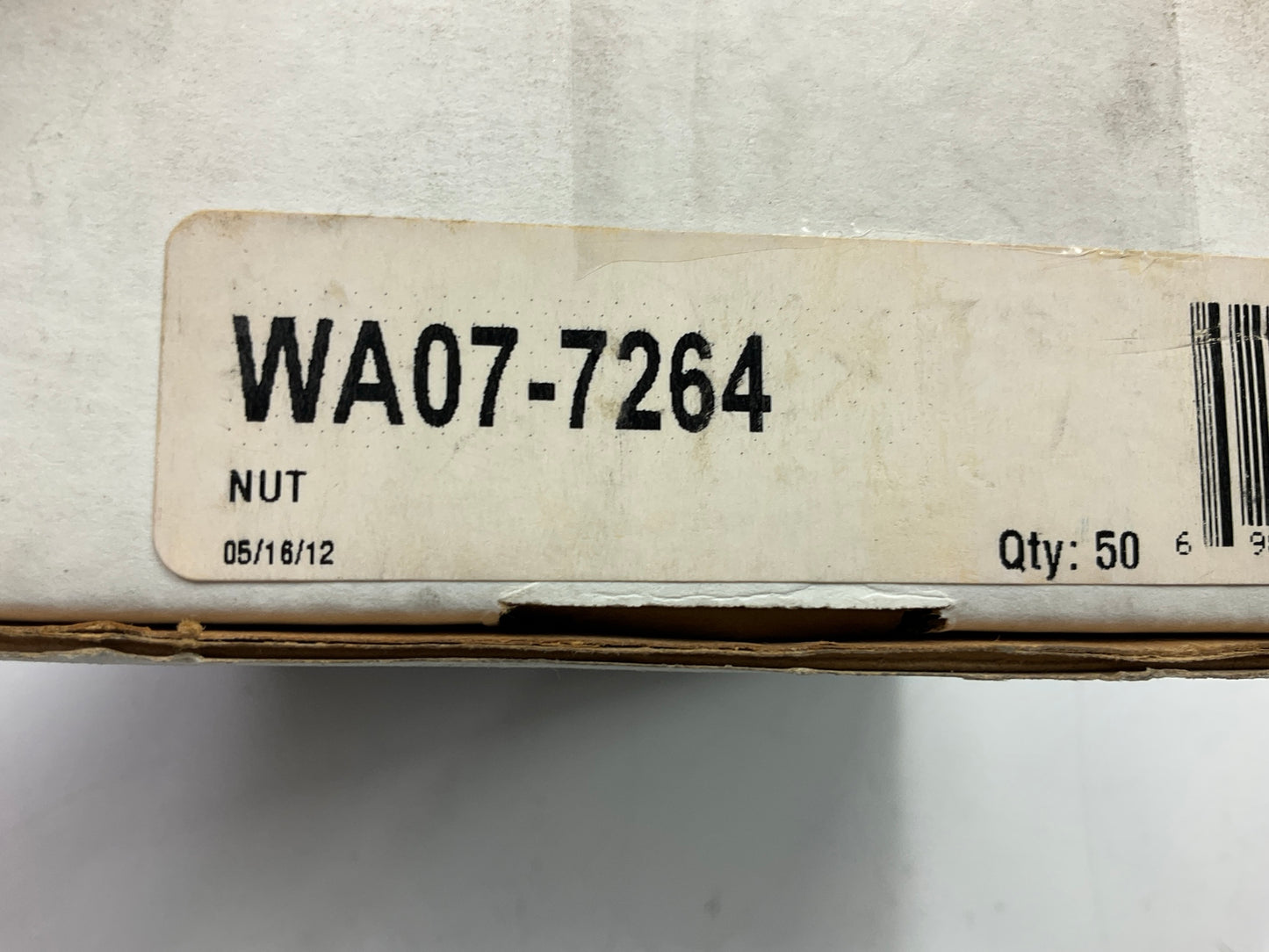 (50) World American WA07-7264 HD Lug Nuts 5/8''-18 Thread, 1'' Hex, 90° Conical