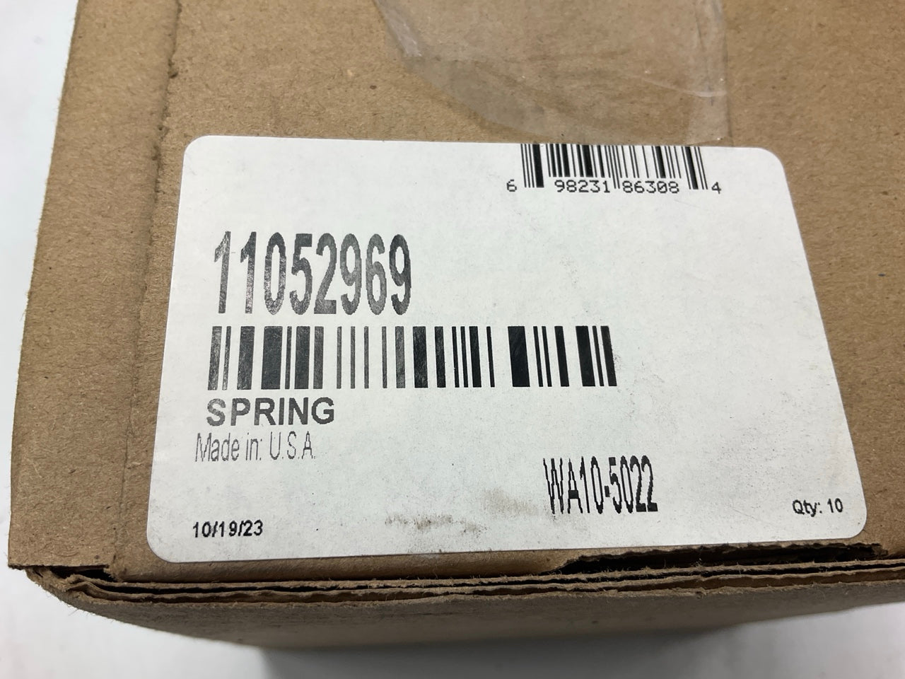 (10) World WA10-5022 Brake Shoe Return Spring - 7-3/8'' Inside Length, 7/8'' OD