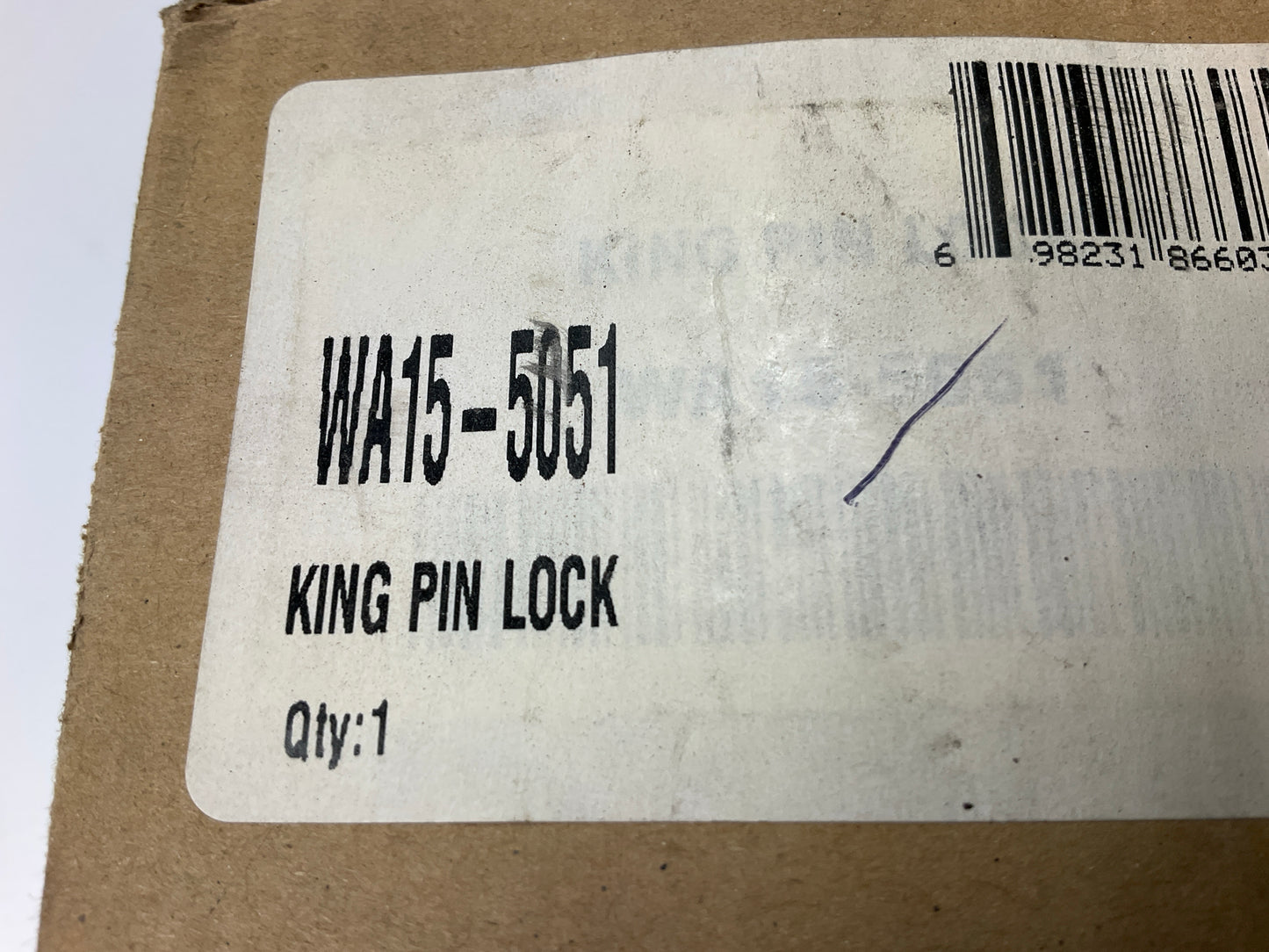 World American WA15-5051 Trailer King Pin Lock & Keys