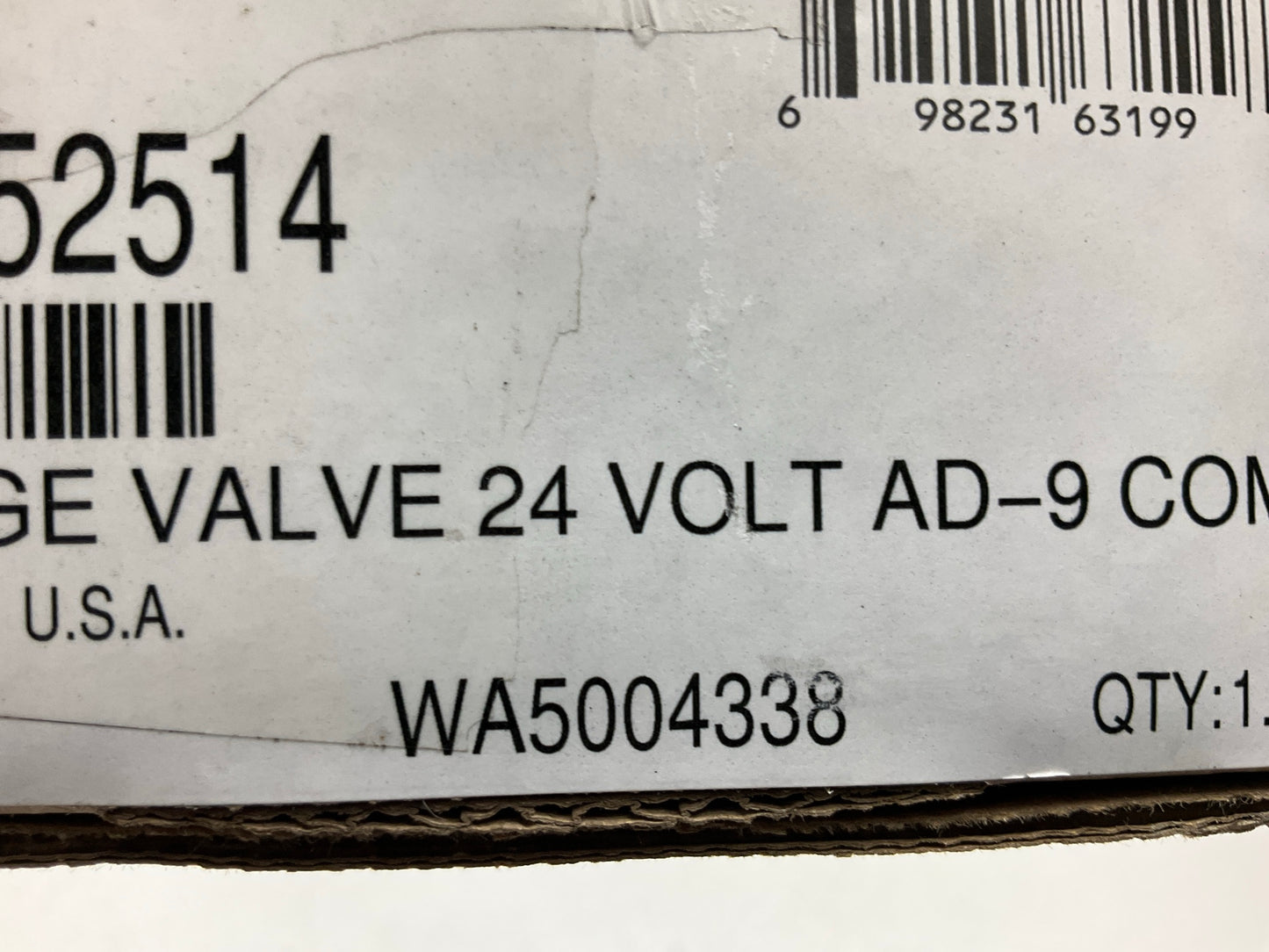World American WA5004338 Purge Valve & Heater / Thermostat Repair Kit - AD-9 24V