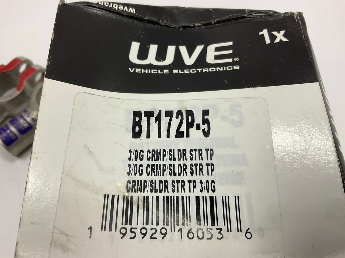 WVE BP172P-5 3/0 AWG Straight TOP POST Battery Terminal - Box Of 5